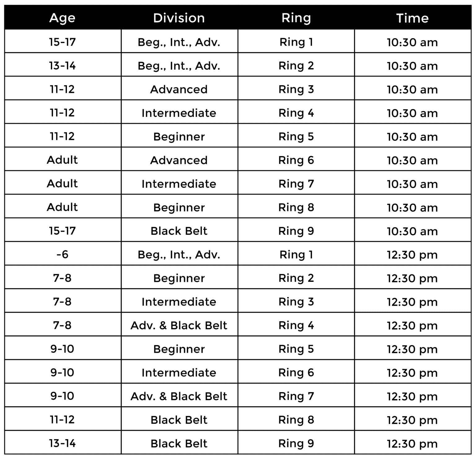 2024 Joe Goss Karate Invitational Tournament Joe Goss Karate