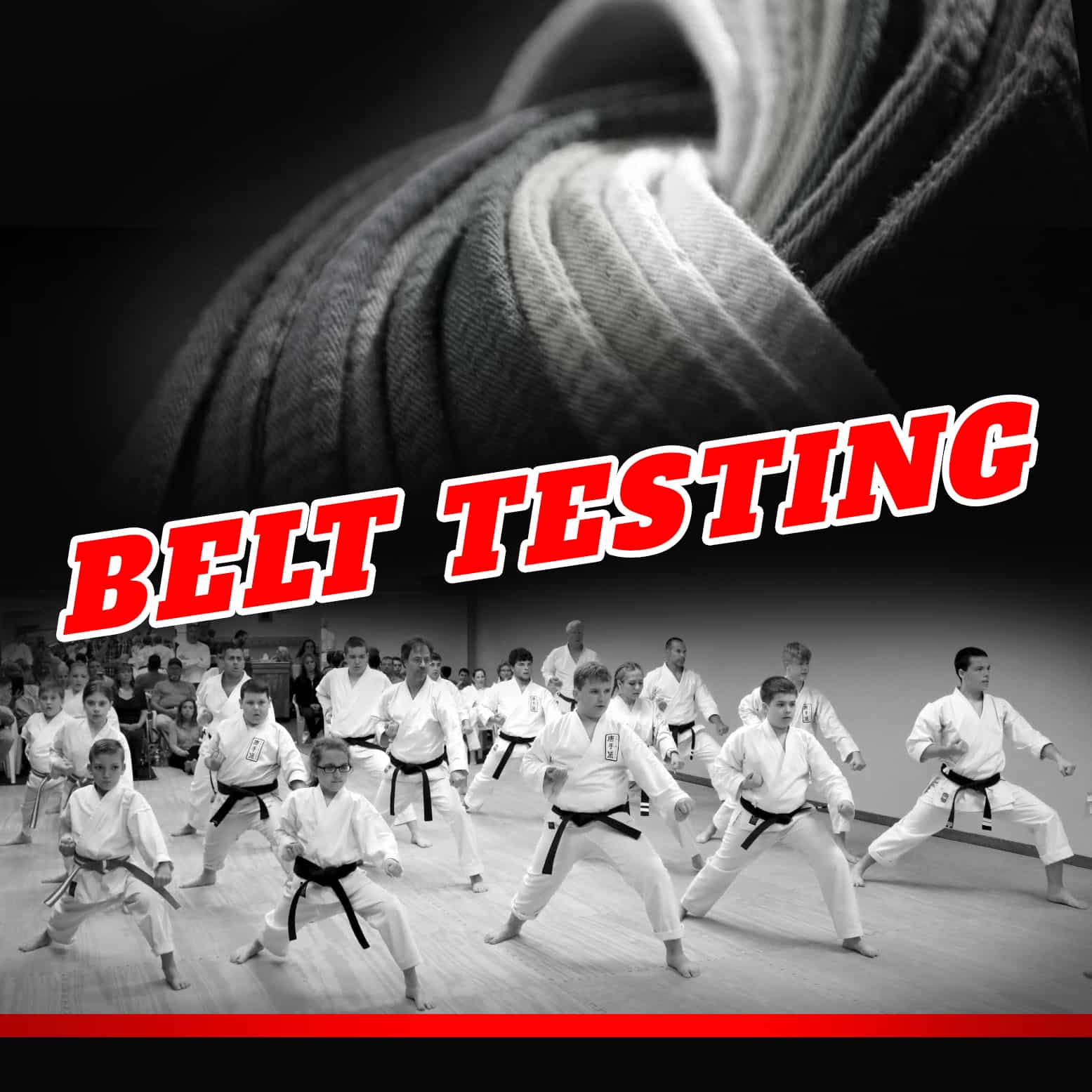 Joe Goss Karate Belt Testing